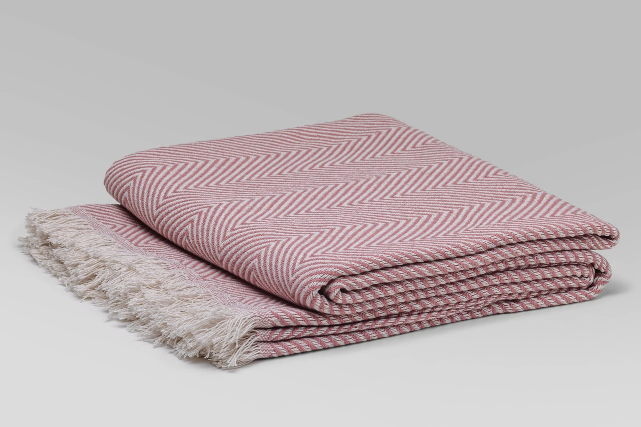 Плед односпальный HYGG Soft 170х210 см Бордовый (314181)
