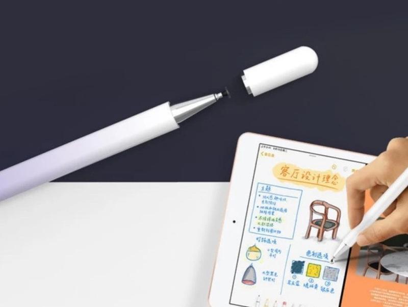 Стилус металевий універсальний з магнітним ковпачком Білий - фото 3 Стилус металевий універсальний з магнітним ковпачком Білий - фото 3