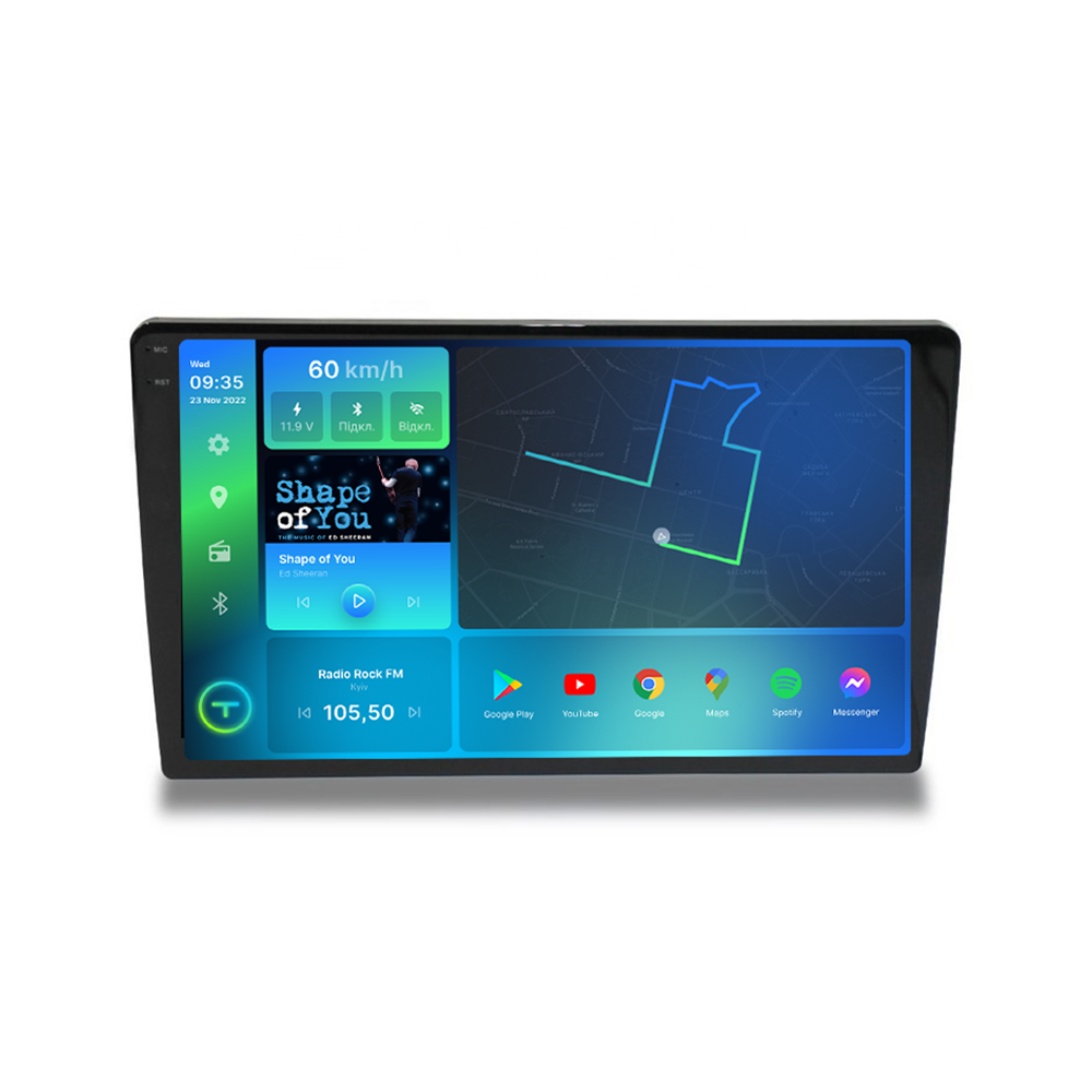 Автомагнітола штатна Torssen 2K F10432 для VW Old T5/Multivan 4G/Carplay/DSP 4/32 GB 10" (202303576)