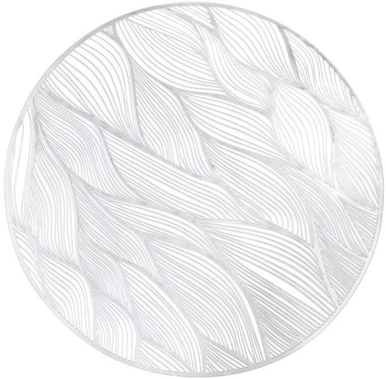 Коврики сервировочные 4 шт. Margrese Doily Modern 38 см Серебряный