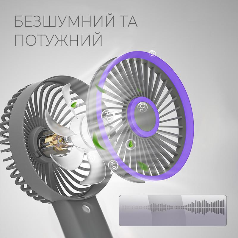 Вентилятор зі зволоженням DYXON MEGAFAN 3003 акумуляторний Gray (DXNFNMGFN3003G) - фото 4 Вентилятор зі зволоженням DYXON MEGAFAN 3003 акумуляторний Gray (DXNFNMGFN3003G) - фото 4