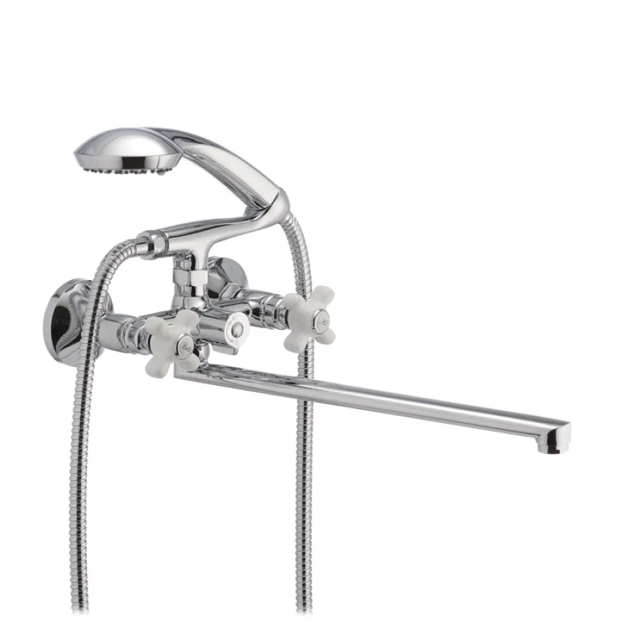 Смеситель для ванной Haiba Odyssey 140 Chrome (HB0303)