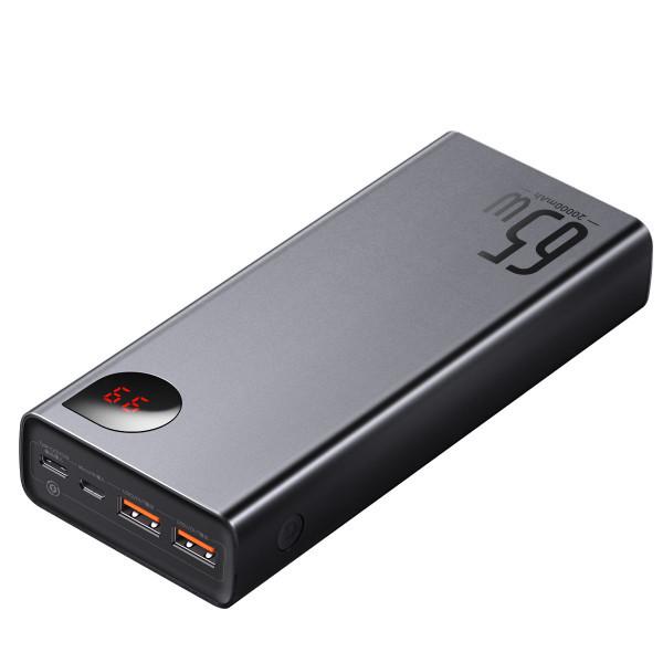 Повербанк Baseus Adaman Metal 65W 20000 mAh и кабель USB to Type-C (11401749) - фото 7