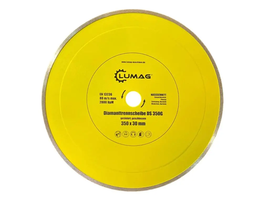 Алмазный диск Lumag сплошной DS350G