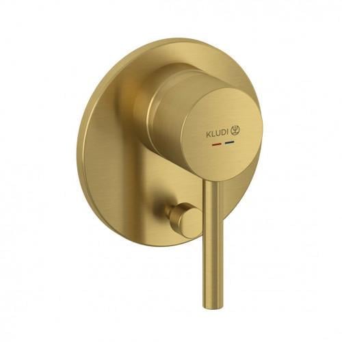 Смеситель для душа встраиваемый Kludi BOZZ Kludi X1 однорычажный Золотой брошенный (45115-01)