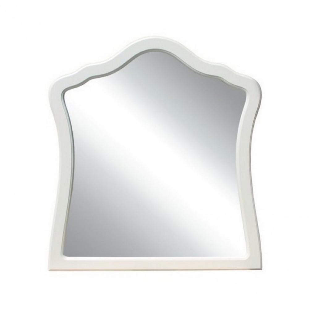 Зеркало вертикальное Неман Лючия МДФ 800х740х25 мм Белый супермат/Патина золото (45804)