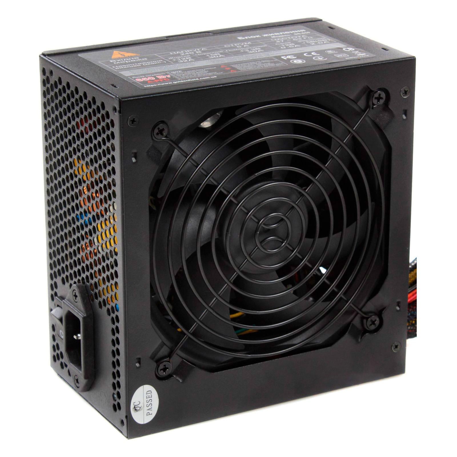 Блок питания Golden Field ATX-SS650 ATX 650W с вентилятором 120 мм Black