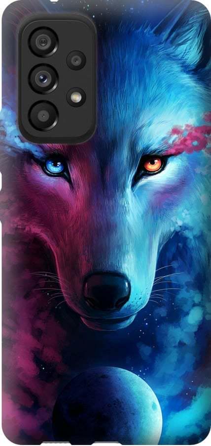 Чехол на Samsung Galaxy A53 A536E Арт-волк (3999u-2585-42517) Чехол на Samsung Galaxy A53 A536E Арт-волк (3999u-2585-42517)