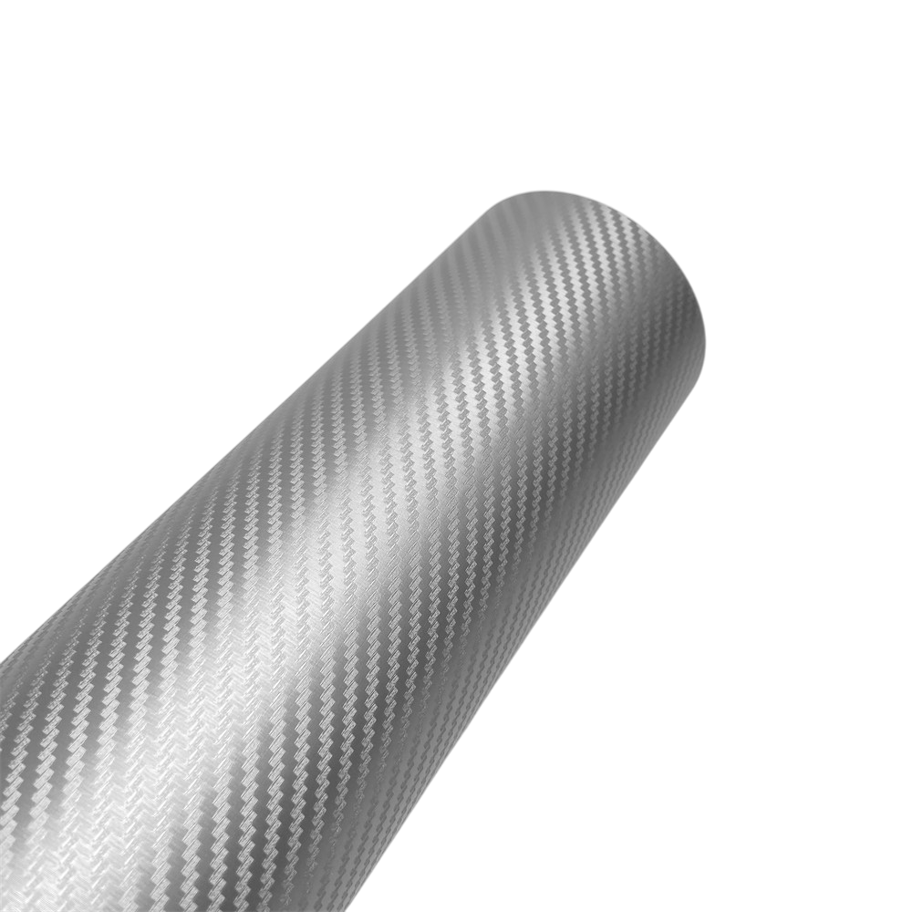 Плівка карбонова 3D 30×200 см Срібний (SK-0647)