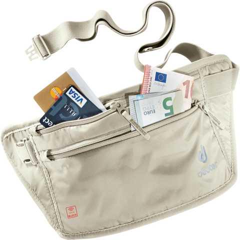 Cумка на пояс Deuter Security Money Belt II RFID Sand (1052-3942820 6010) - фото 1