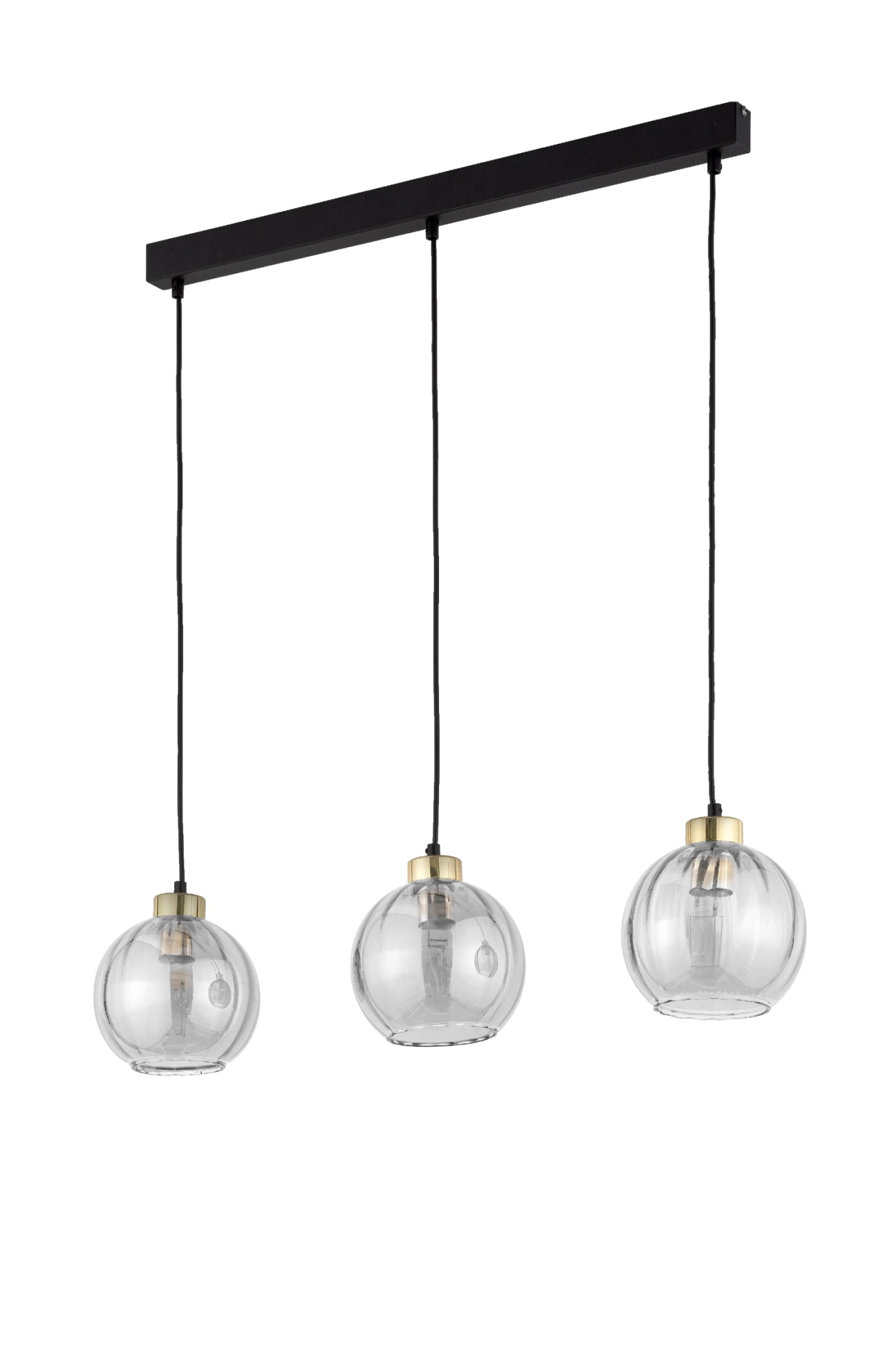 Світильник підвісний TK Lighting 4580 Devi E27 3x15W IP20 Прозорий (11877354)