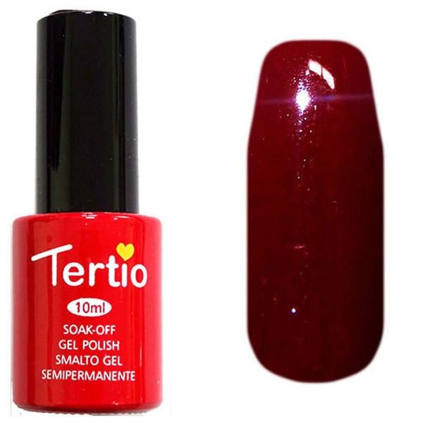 Гель-лак Tertio 003Темно-малиновий щільний без блискіток і перламутру