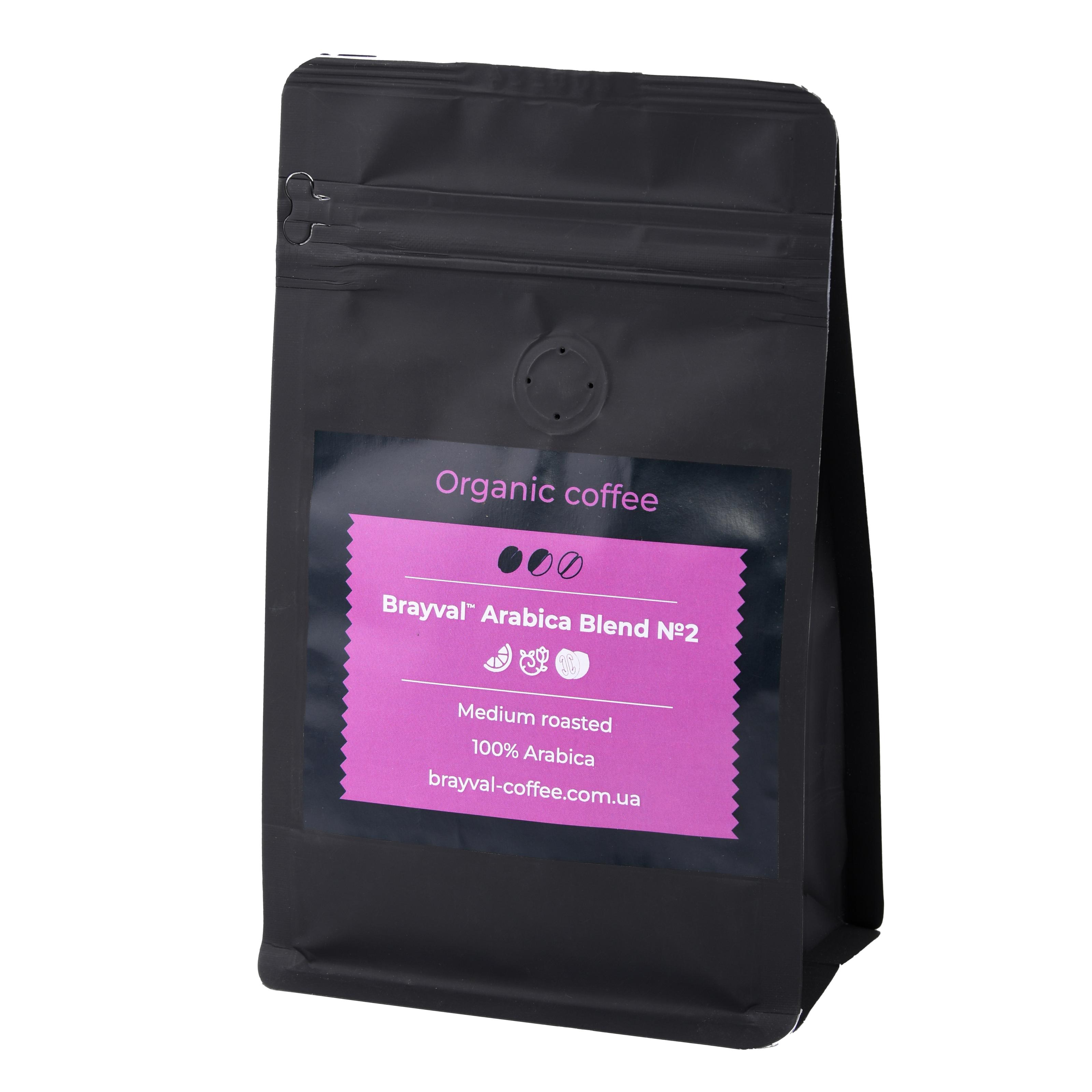 Кофе в зернах Brayval-coffee 100% Arabica blend №2 200 г (1015615) Кофе в зернах Brayval-coffee 100% Arabica blend №2 200 г (1015615)