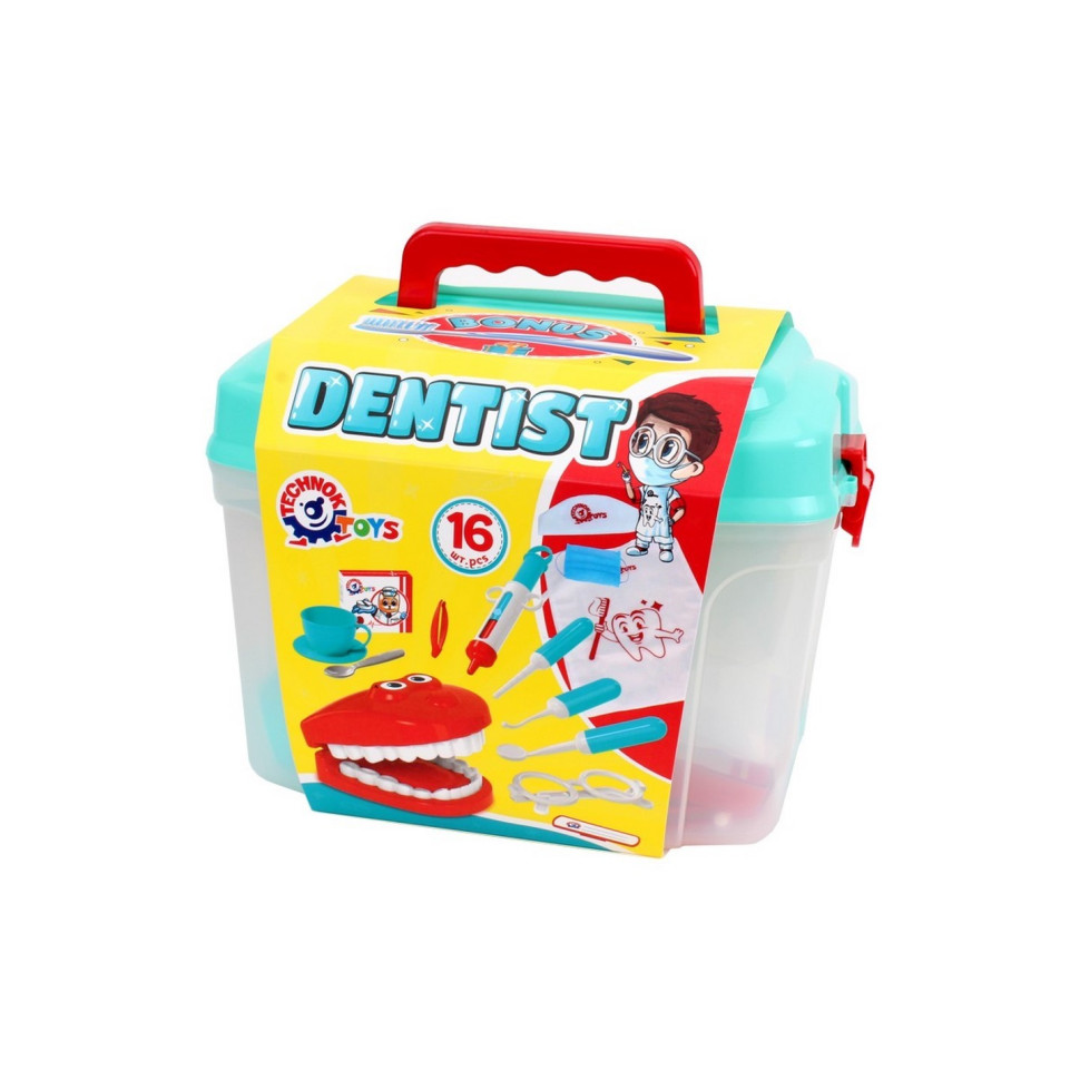 Дитячий ігровий набір ТехноК Стоматолог 7365TXK у валізі (26115522) Дитячий ігровий набір ТехноК Стоматолог 7365TXK у валізі (26115522)