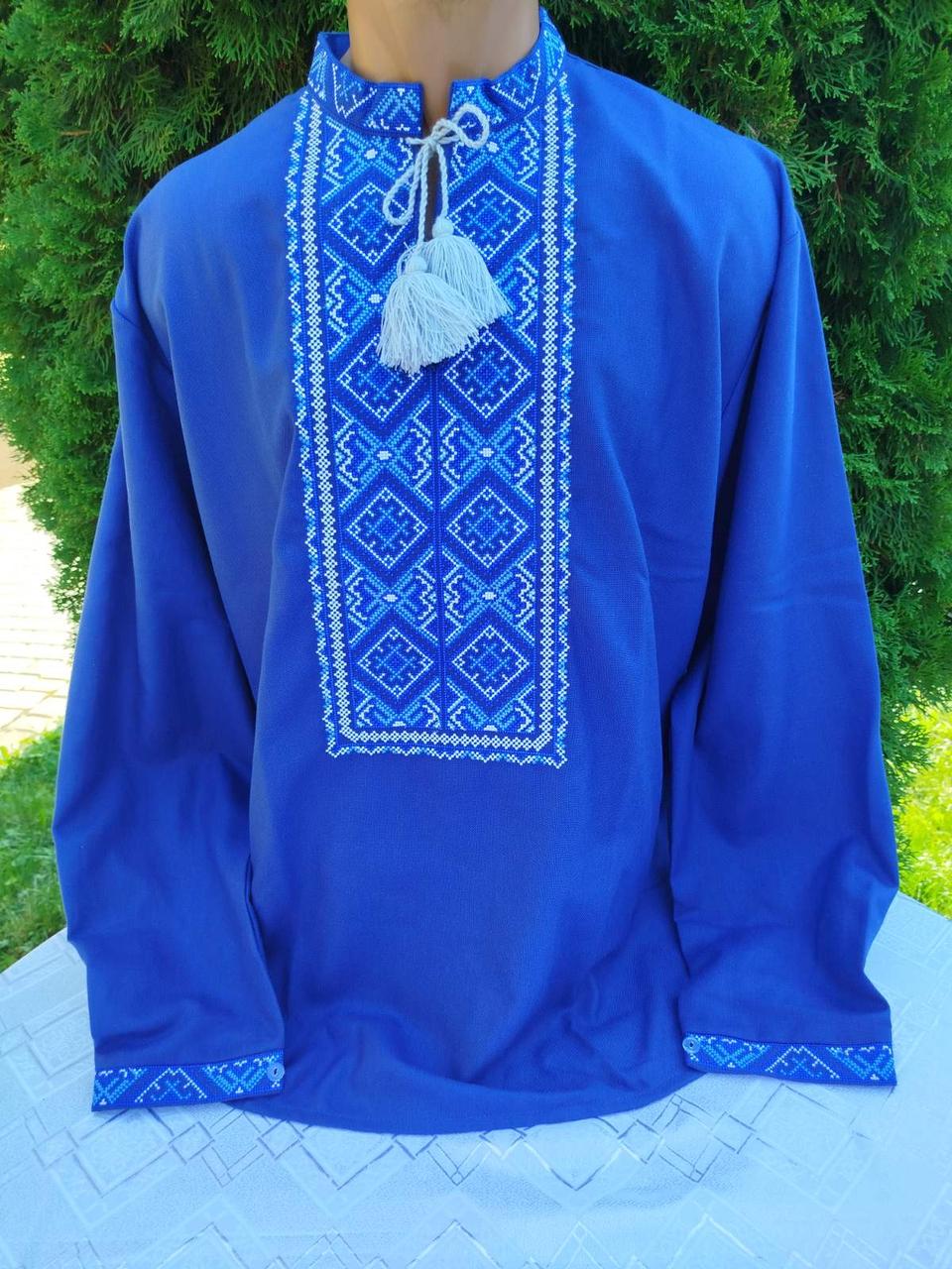 Вишиванки парні Орнамент р. 42 Синій (1323996674) - фото 5