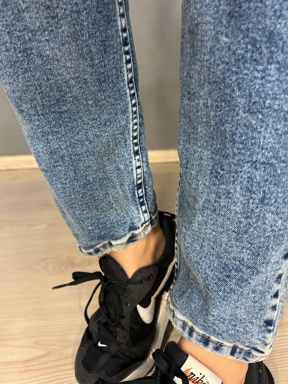 Джинси жіночі SESSANTA 16484 MOM jeans висока посадка збільшені розміри стрейчеві з ременем р. 29 Синій (3556) - фото 5 Джинси жіночі SESSANTA 16484 MOM jeans висока посадка збільшені розміри стрейчеві з ременем р. 29 Синій (3556) - фото 5