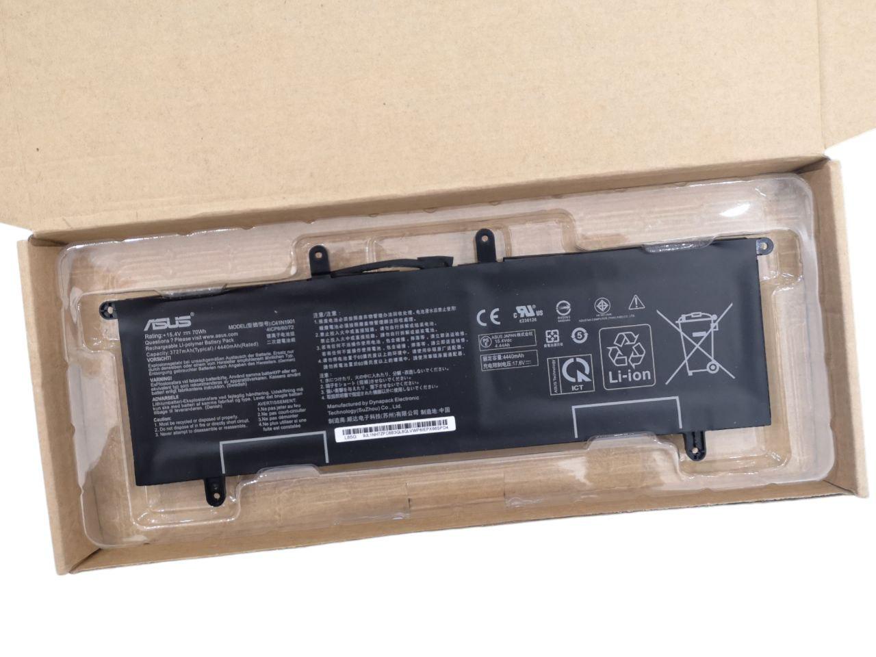 Акумулятор для Asus ZenBook Duo UX4000F/UX481FA/UX481FL/C41N1901 4550 mAh 70Wh