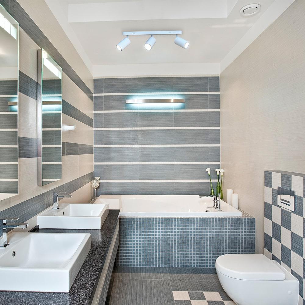 Светильник накладной поворотный Ledcoin ML314-3 под лампу Белый - фото 4