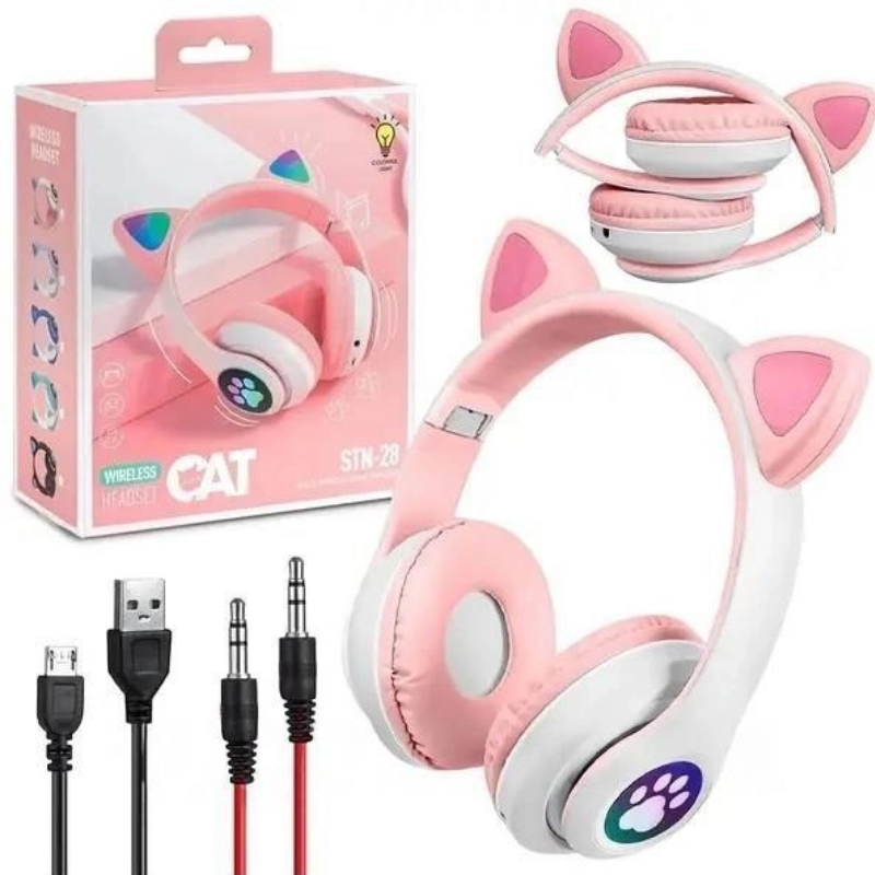 Наушники беспроводные Bluetooth с кошачьими ушками (2479517014) - фото 2