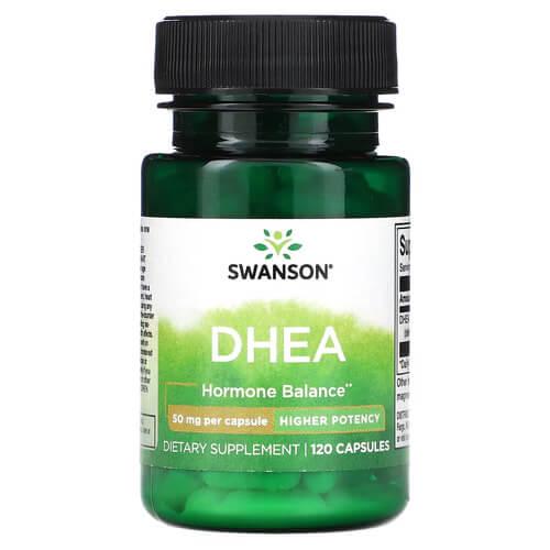 Пищевая добавка Swanson DHEA 50 мг 120 капс. (SWU261)