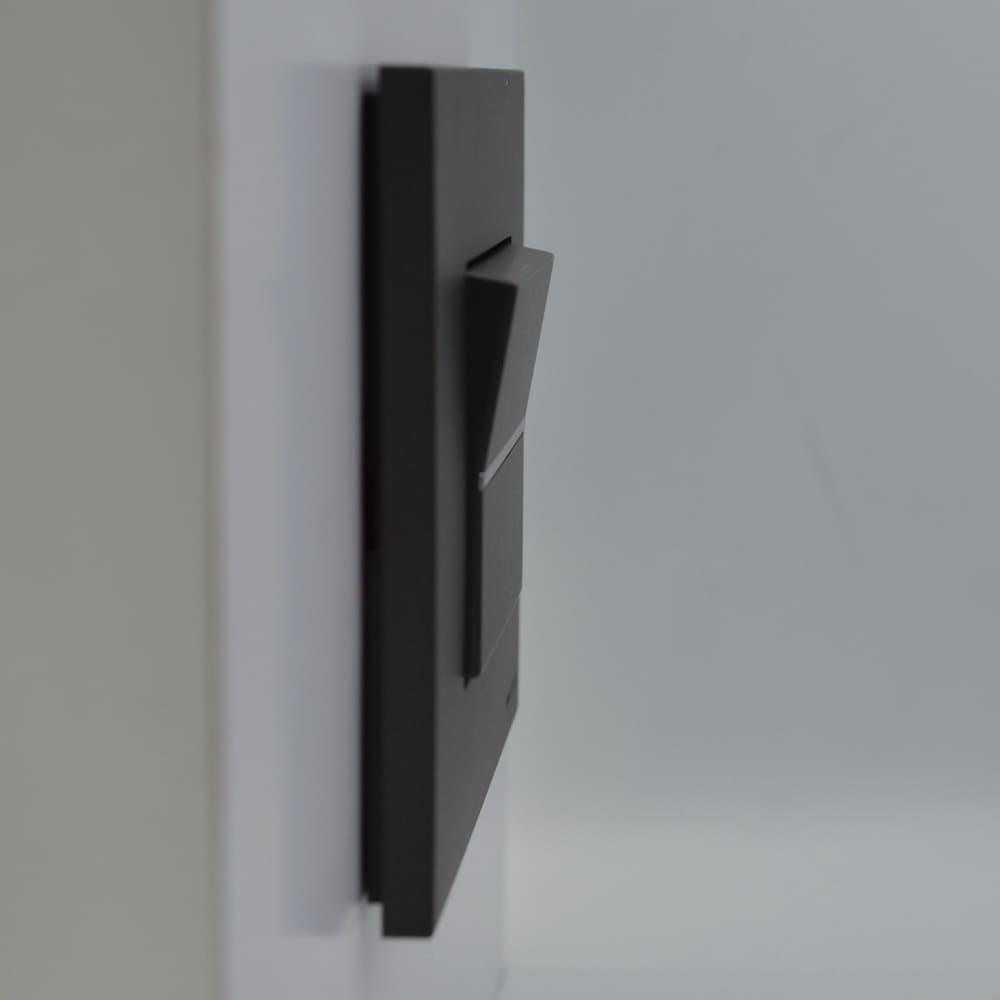 Выключатель одноклавишный ZENIt промежуточный Антрацит (2CLA221000N1801) - фото 4