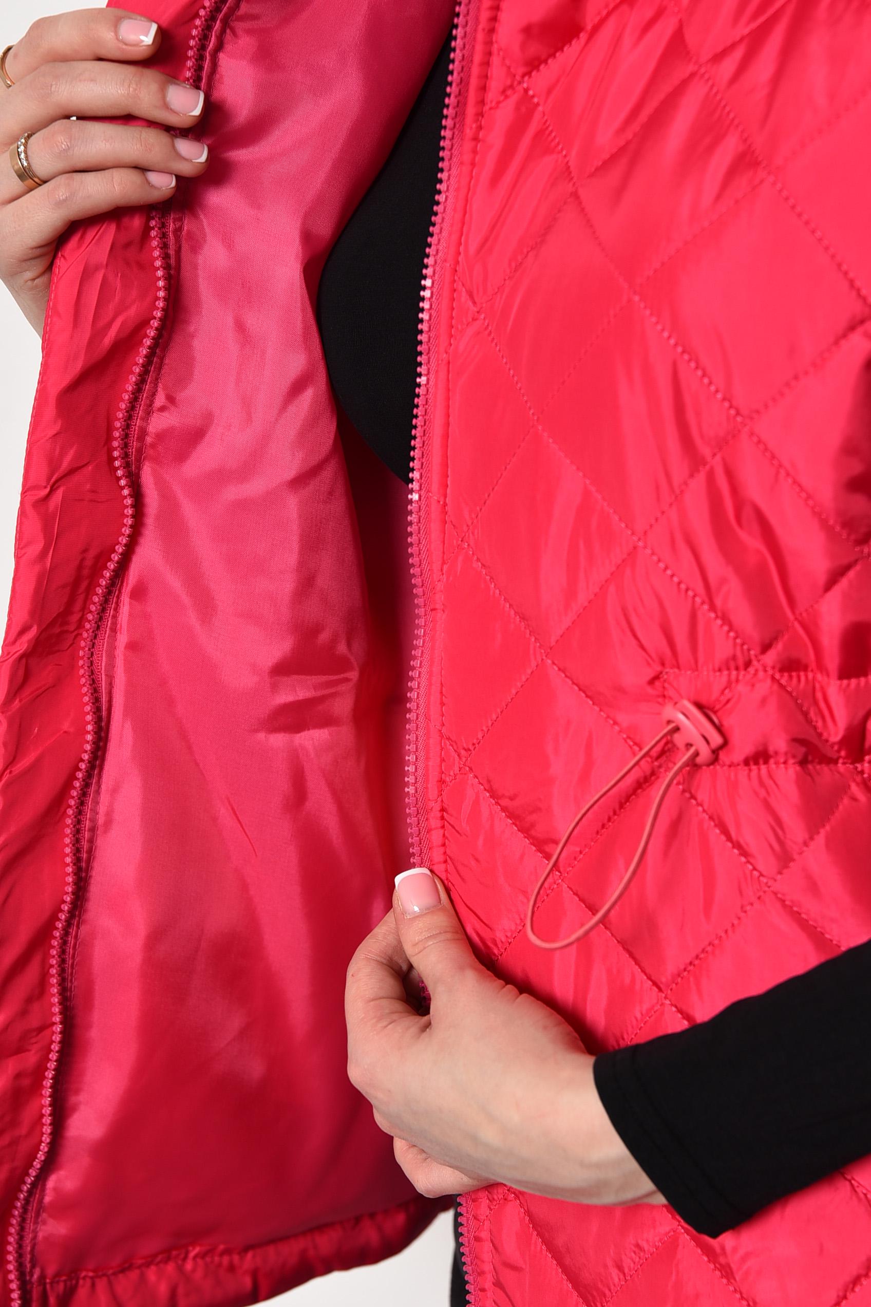 Жилетка жіноча демісезонна S Рожевий (174210) - фото 4 Жилетка жіноча демісезонна S Рожевий (174210) - фото 4