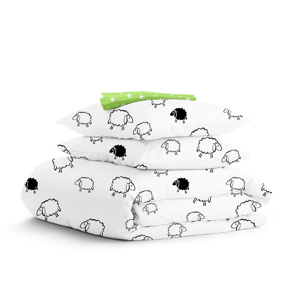 Постель евро Cosas Black Sheep с простыней на резинке 200х220 см (4822052142776)