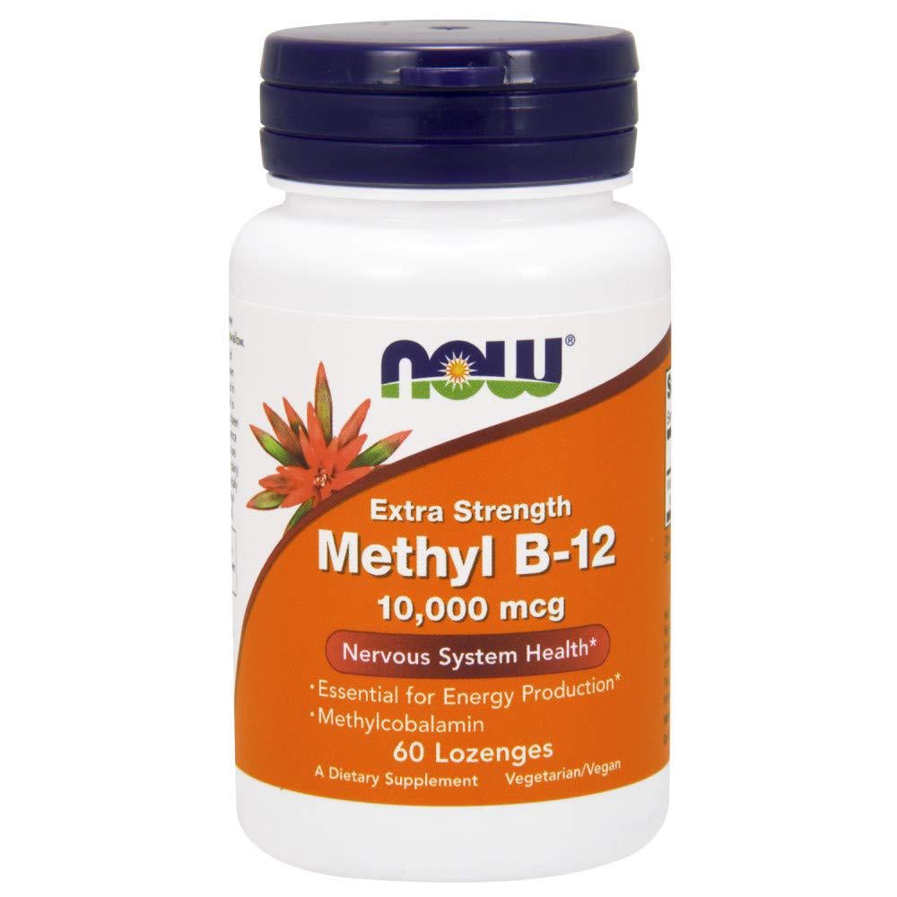 Витамин B12 Now Methyl B-12 10000 mcg 60 lozenges