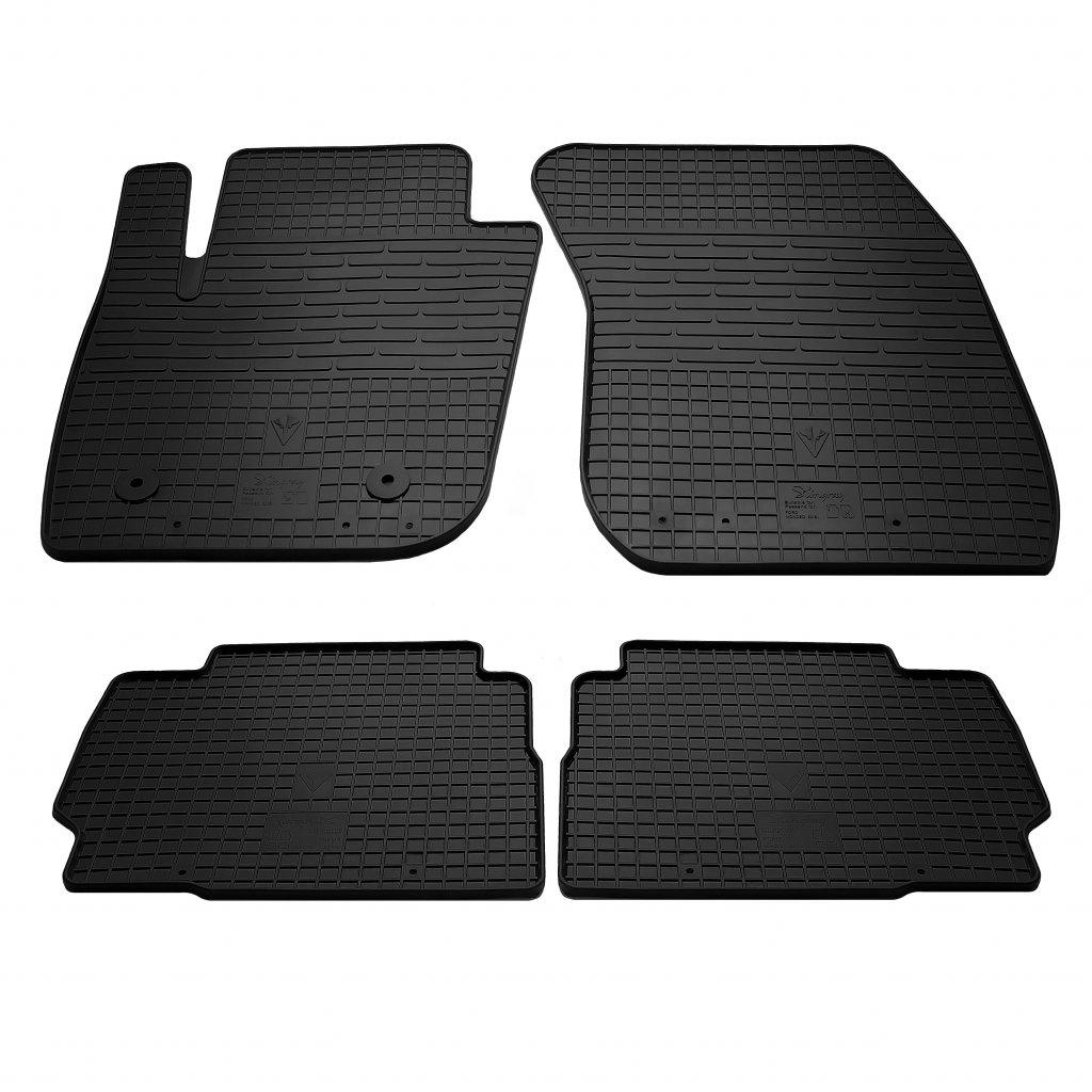 Резиновые коврики Stingray для Ford Mondeo 2014-2022 гг. резина Черный