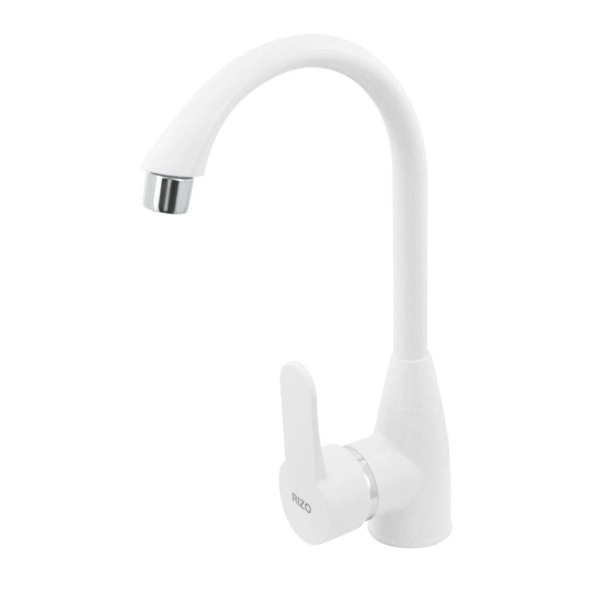 Смеситель кухонный для мойки RIZO RP42W Белый (SW-81948) Смеситель кухонный для мойки RIZO RP42W Белый (SW-81948)