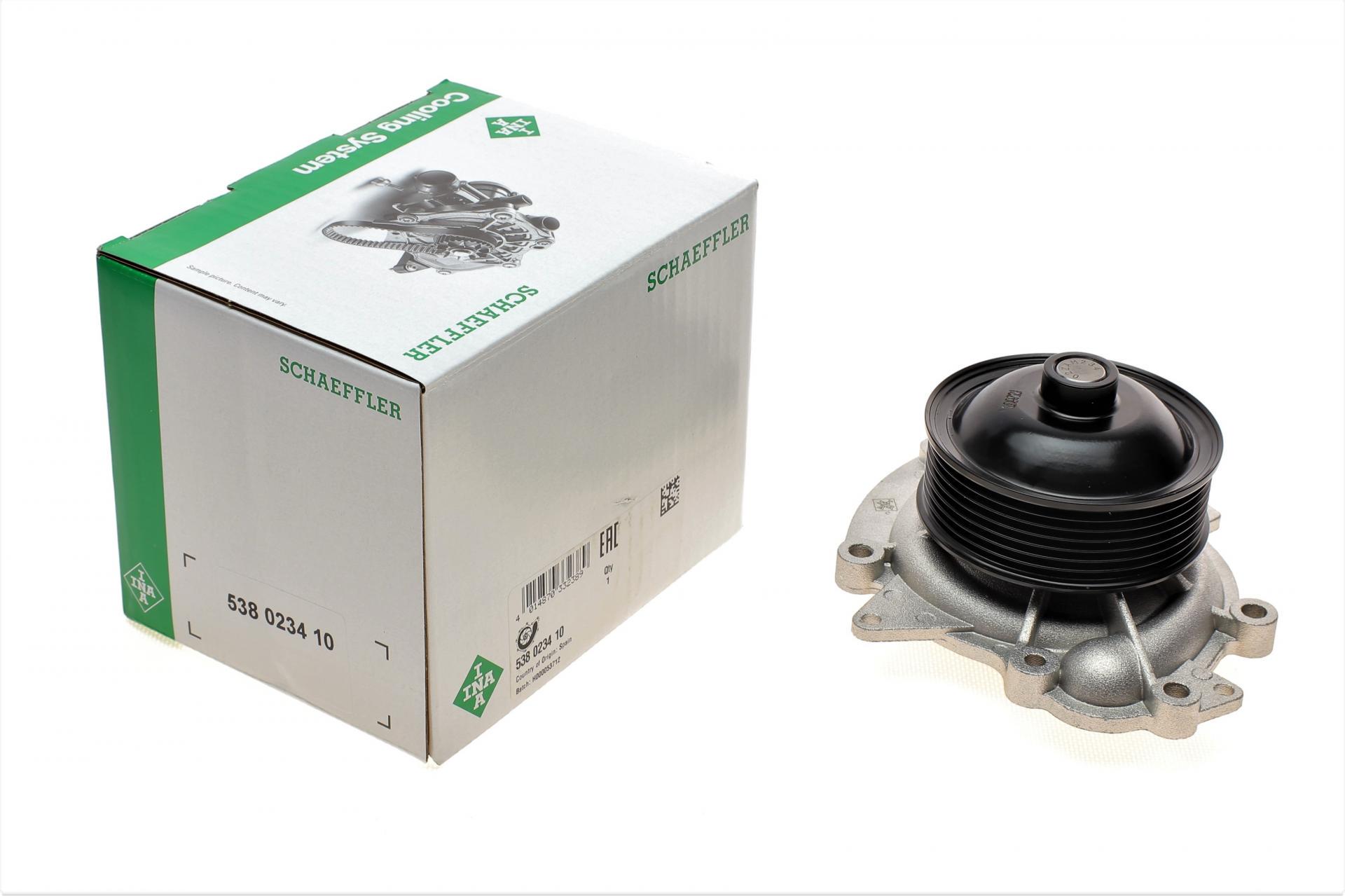 Помпа воды INA Mercedes Sprinter906 3.0CDI/BlueTEC OM642 06- 7PK 135/140kw 538 0234 10