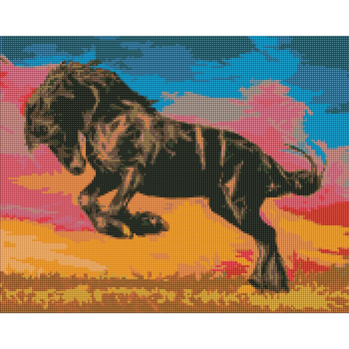 Картина по номерам Ideyka Величественный мустанг алмазная вышивка мозаика 40x50 см (VM-127-A-42)
