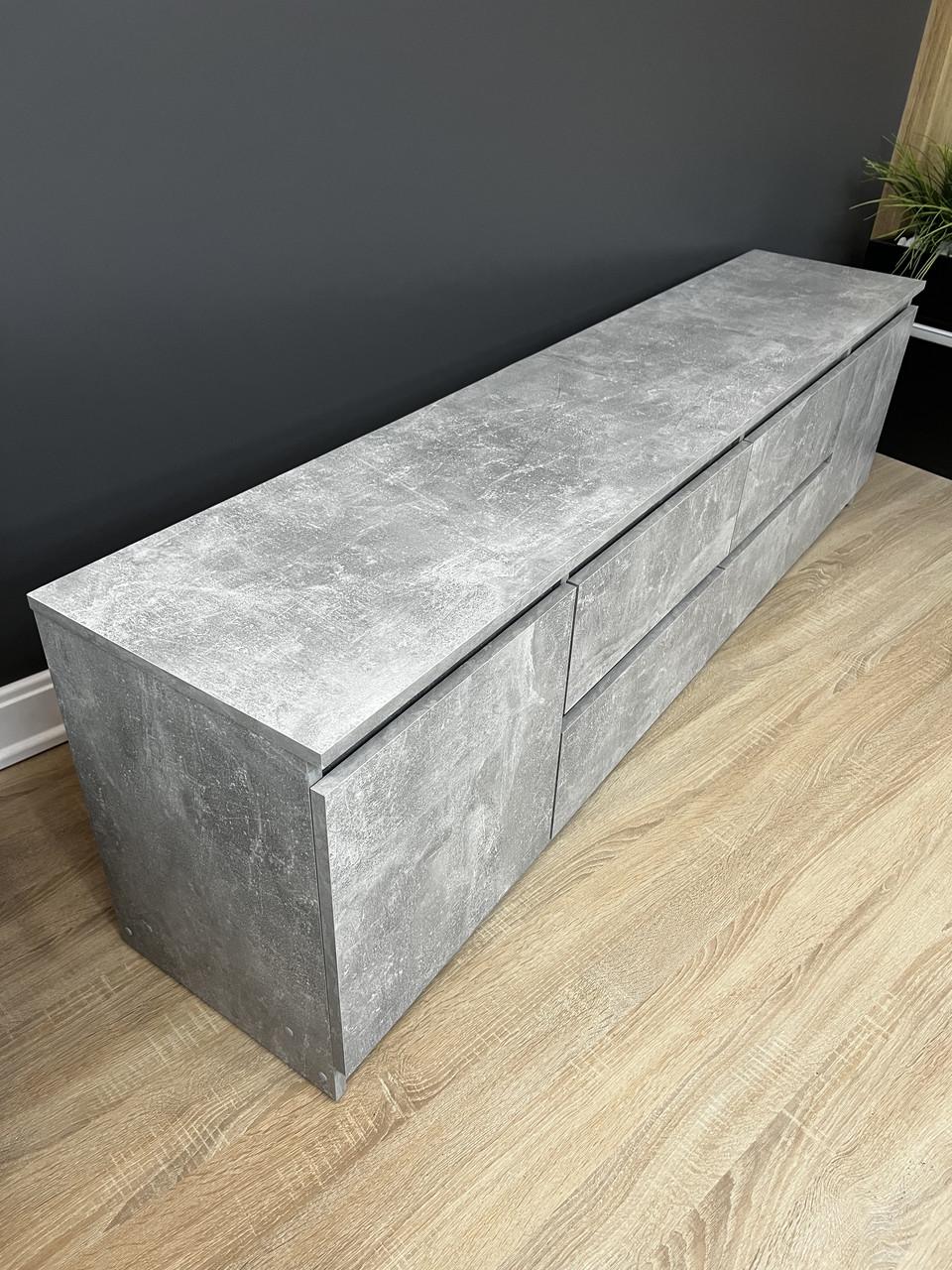Тумба під ТВ Еверест 1804х510х370 мм Бетон - фото 3