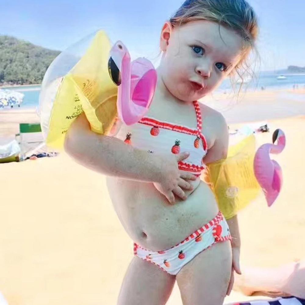 Нарукавники надувные для плавания для детей Фламинго 17x14 см Желтый - фото 4 Нарукавники надувные для плавания для детей Фламинго 17x14 см Желтый - фото 4