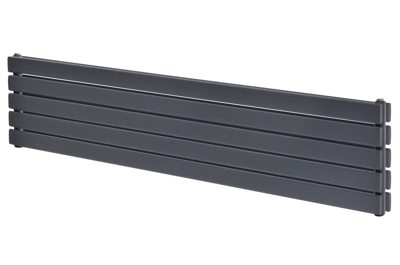 Радиатор дизайнерский ARTTIDESIGN Livorno ІІ G 5/340/1600 горизонтальный Серый матовый (AD-LV II.G.5.34.160.G)