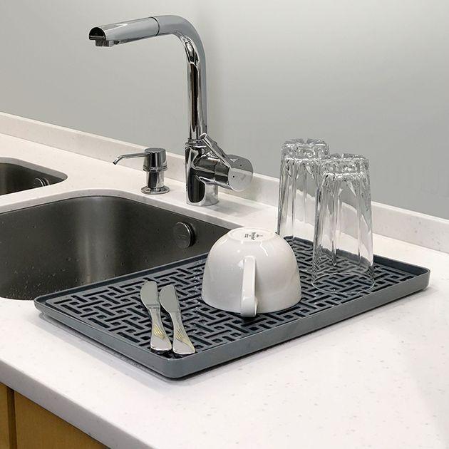 Сушарка для посуду MVM DR-04 з піддоном Gray (DR-04 GRAY)