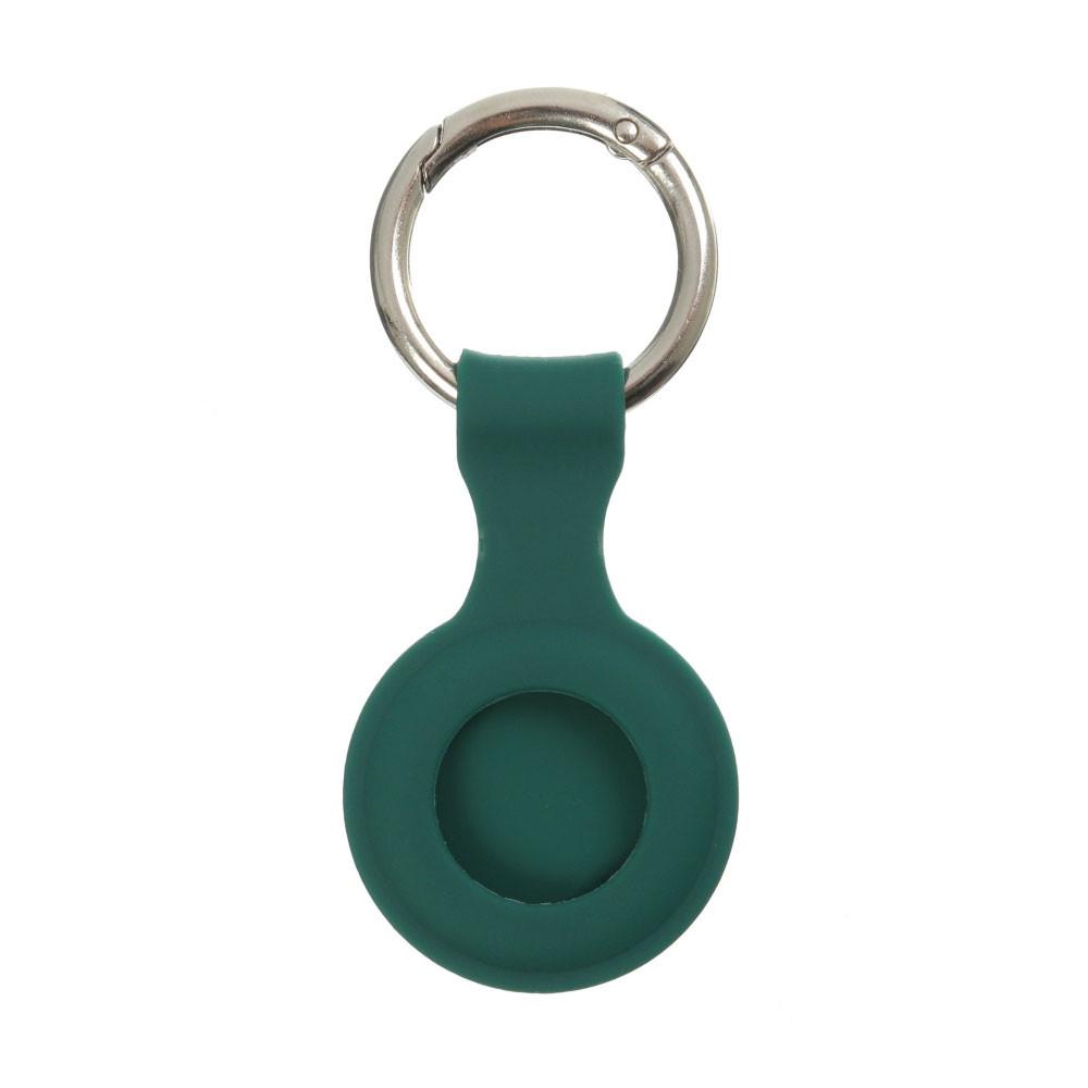 Силиконовый чехол брелок ArmorStandart Silicone Ring for AirTag, Dark Green (ARM59001) - фото 1