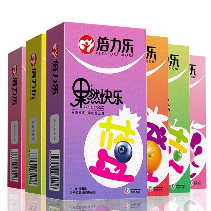 Презерватив Beilile Banana со вкусом и ароматом банана 10 шт. (b_byt-85) - фото 4