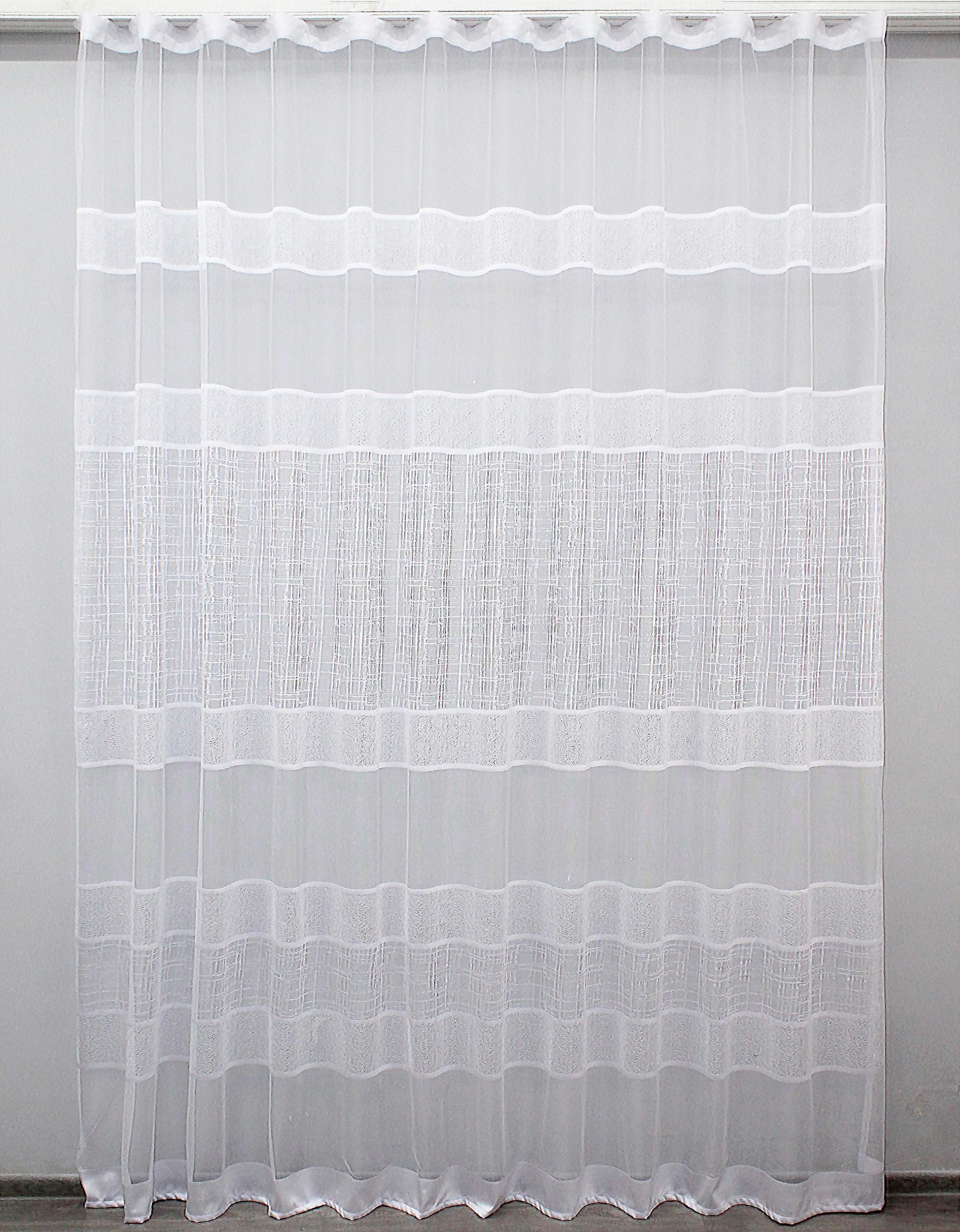 Тюль VR-Textil 1288т жакард 300х270 см Білий (40-924)