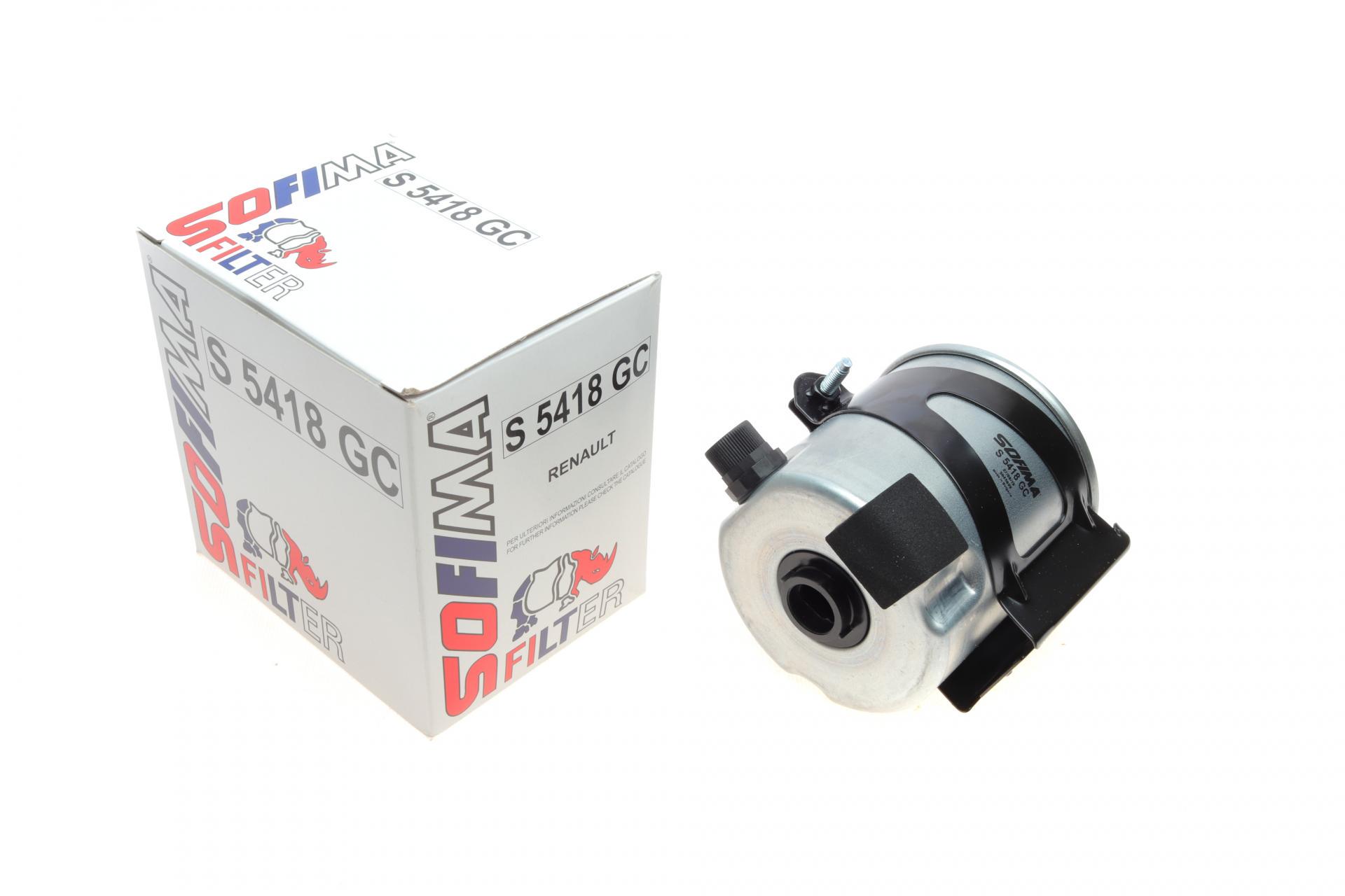 Фільтр паливний SOFIMA для Renault Megane II 1,5/2,0dCi 05-09 - S 5418 GC)