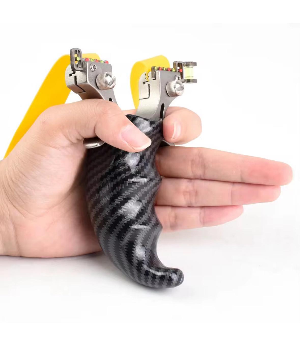 Рогатка ударна SFU Carbon Horn металева з прицілами (0012) - фото 2