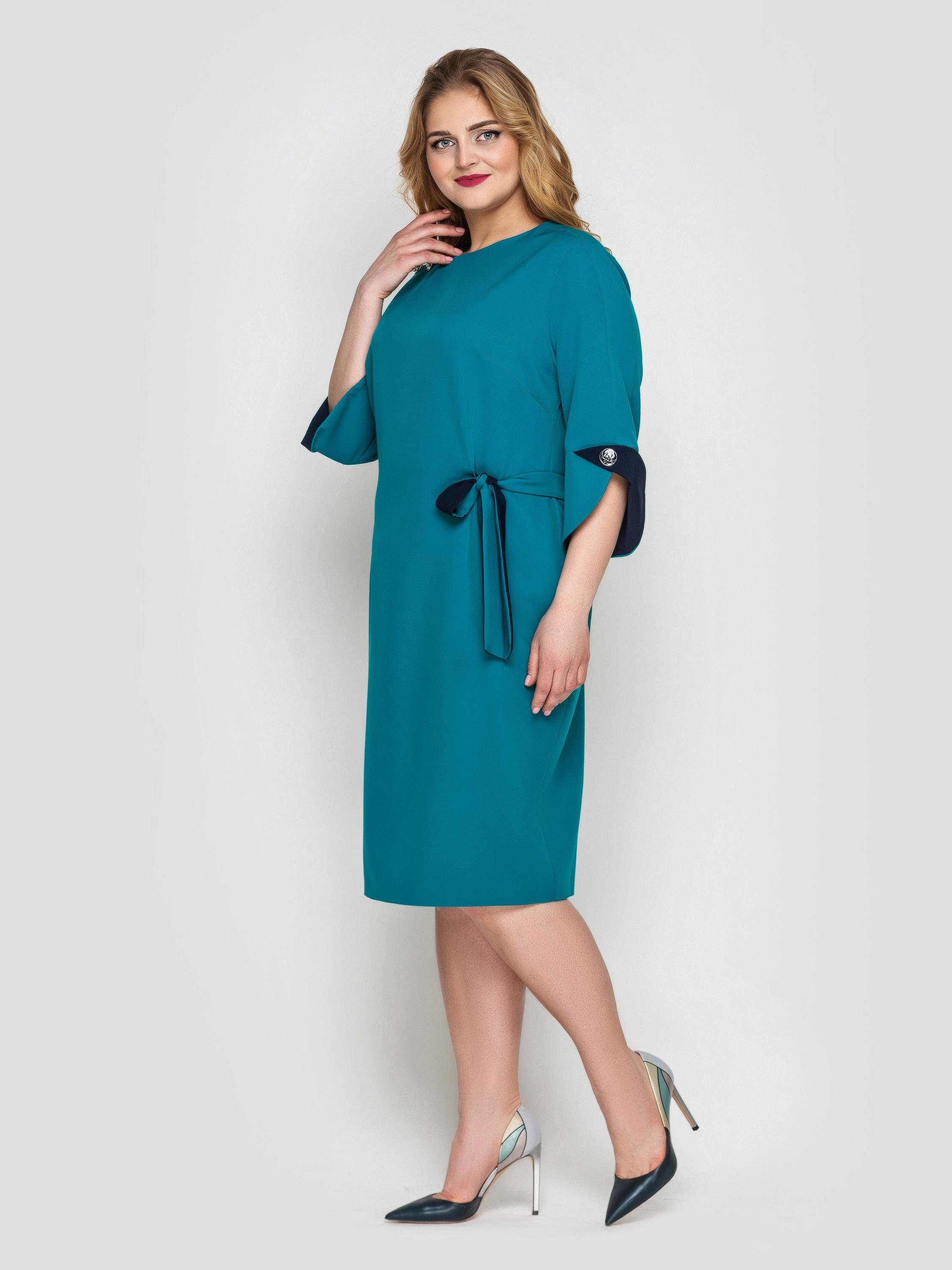 Платье VLAVI Джулия р. 52 Бирюзовый (121801-52) - фото 2