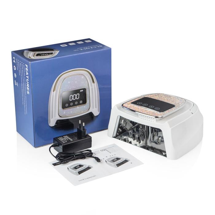 Лампа для маникюра SUN BQ-L16 120W с ручкой White (BQ-L16) - фото 6 Лампа для маникюра SUN BQ-L16 120W с ручкой White (BQ-L16) - фото 6