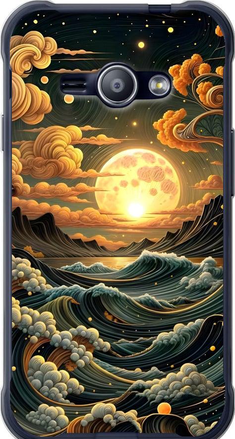 Чехол на Samsung Galaxy J1 Ace J110H Арт волны (6332t-215-42517)