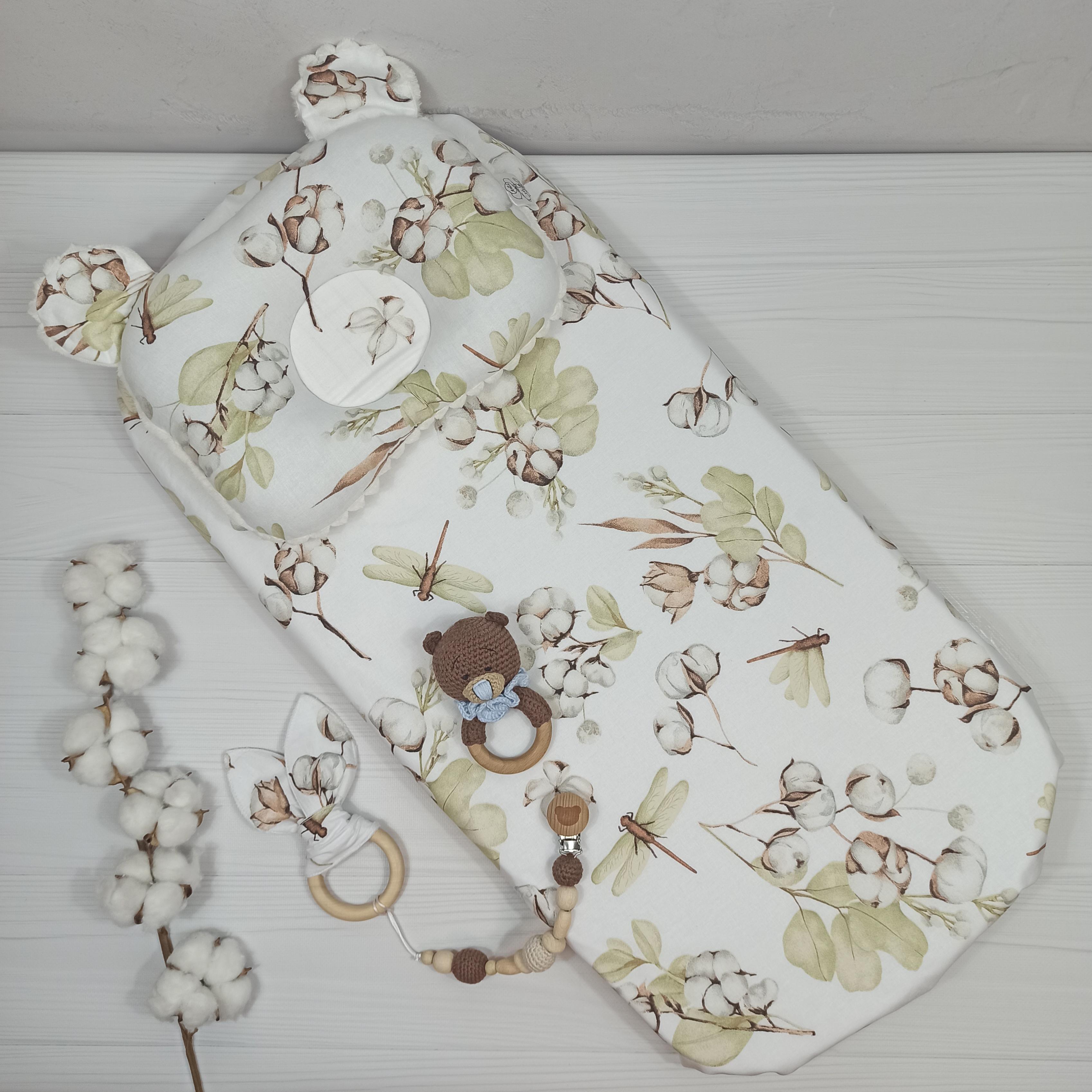 Набор в коляску a.l.babybox Хлопок Голубой (NA 18183300)