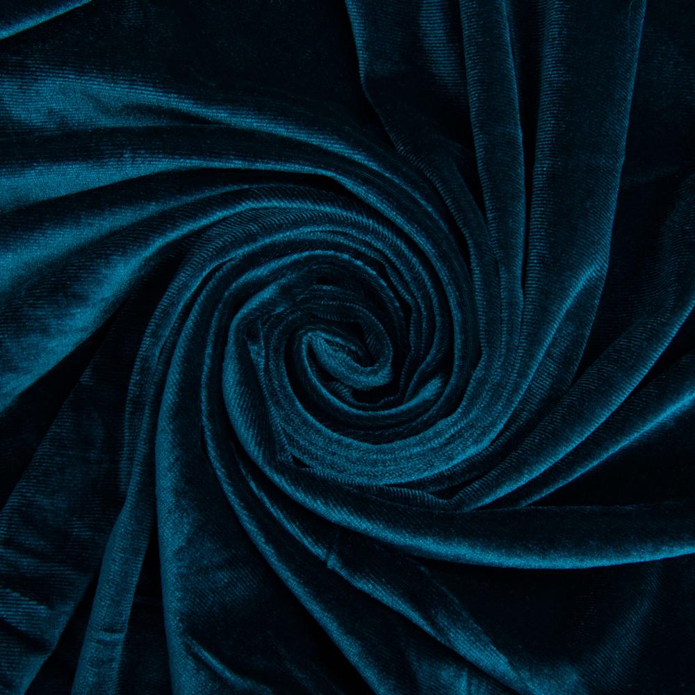 Ткань велюр V-8 284 гр/м2 140 см Бирюзовый (25896) - фото 1 Ткань велюр V-8 284 гр/м2 140 см Бирюзовый (25896) - фото 1