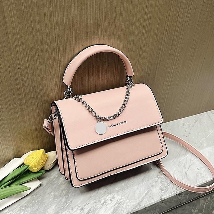 Сумка женская классическая 10210 на ремешке Розовый (2056223065)