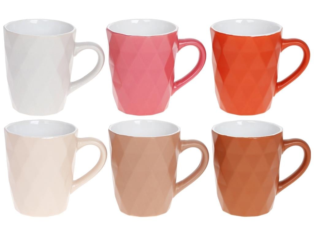 Чашка Амстердам 6 дизайнів 340 мл набір 2 шт. (BDI-344-178)