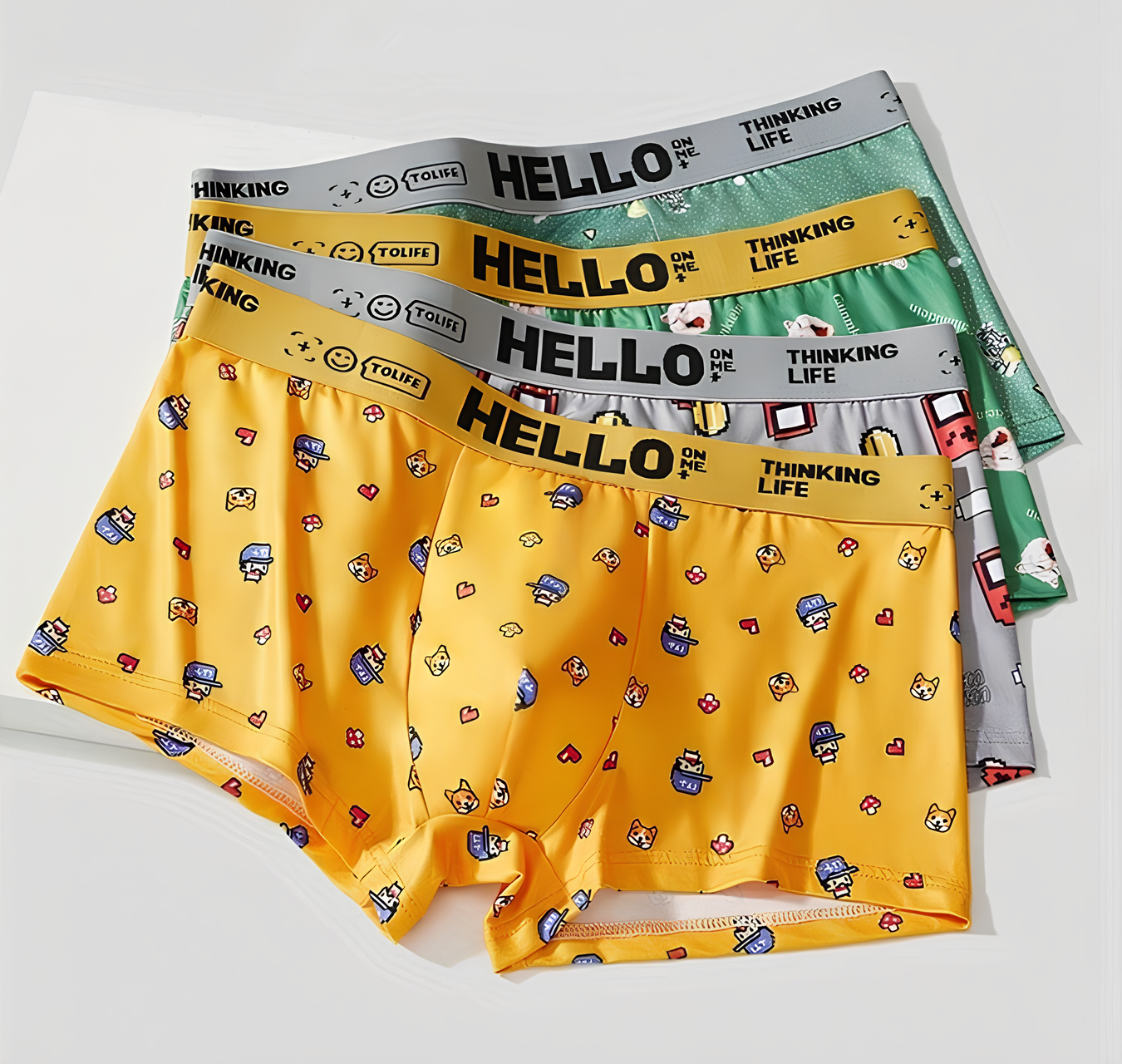 Трусы мужские Боксерки XL 4 шт. (Т321)