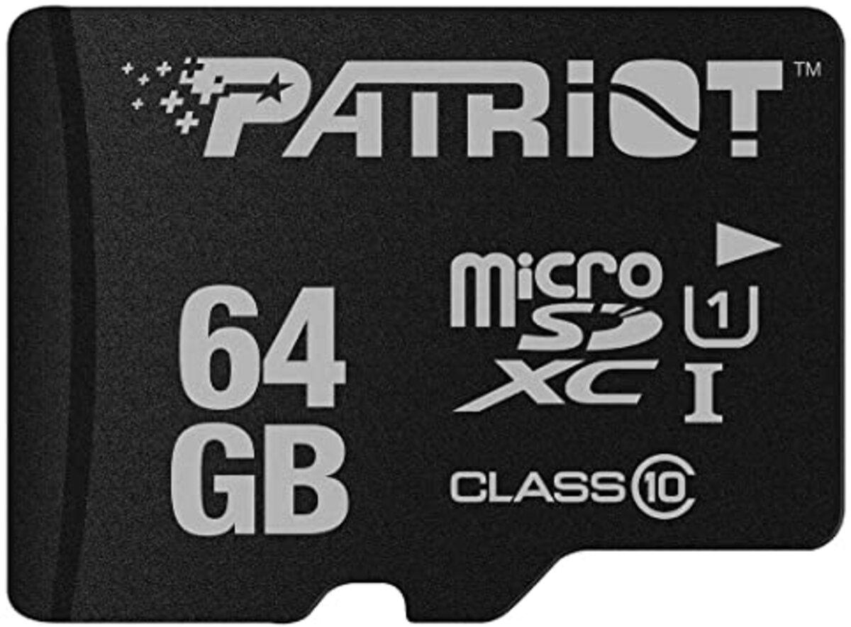 Карта памяти Patriot microSDXC LX Series 64 Gb Class 10 W-10 Mb s R-80 Mb s PSF64GMDC10 (571495) - фото 2